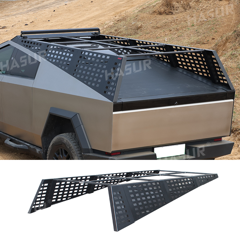Overland Roof Rack Platform - Tesla Cybertruck Tam Boy Çelik (Q235A)