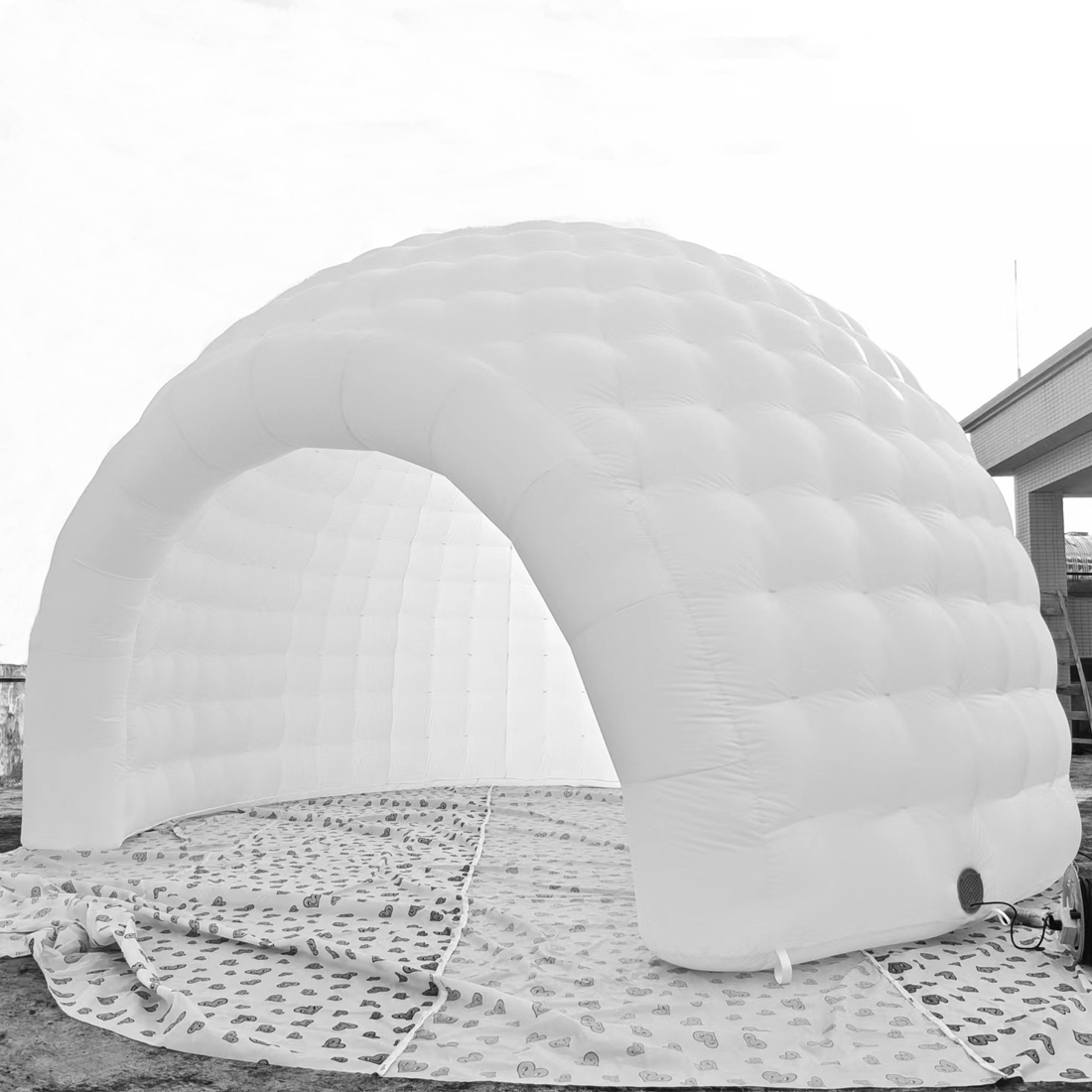 Camping Shower Tent Portable - Taşınabilir LED Şişme Igloo Kubbe Çadır