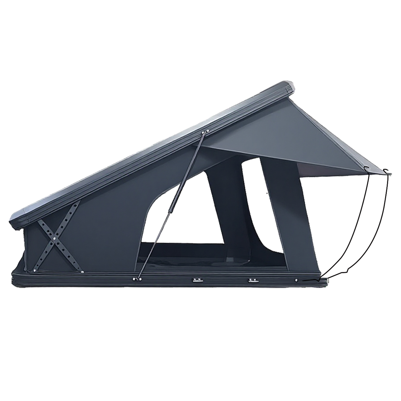 Roof Top Tent Ladder Telescopic - Kamp İçin Araba Tavan Çadırı, Sert