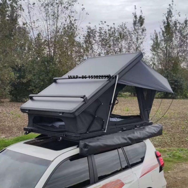 Roof Tent Hardshell Aluminum - 2025 Yeni Stil X Menteşeli Çubuklu