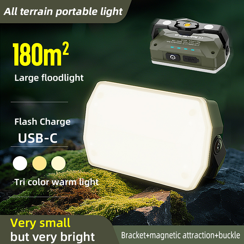 Camping Shower Tent Portable - Kamp Feneri Şarj Edilebilir Açık Hava