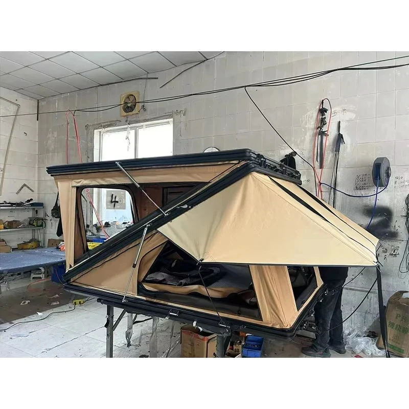 Roof Top Tent Hard Shell 2 Person - Ağırlıklı Üçgen Sert Kabuklu Çatı Çadırı,