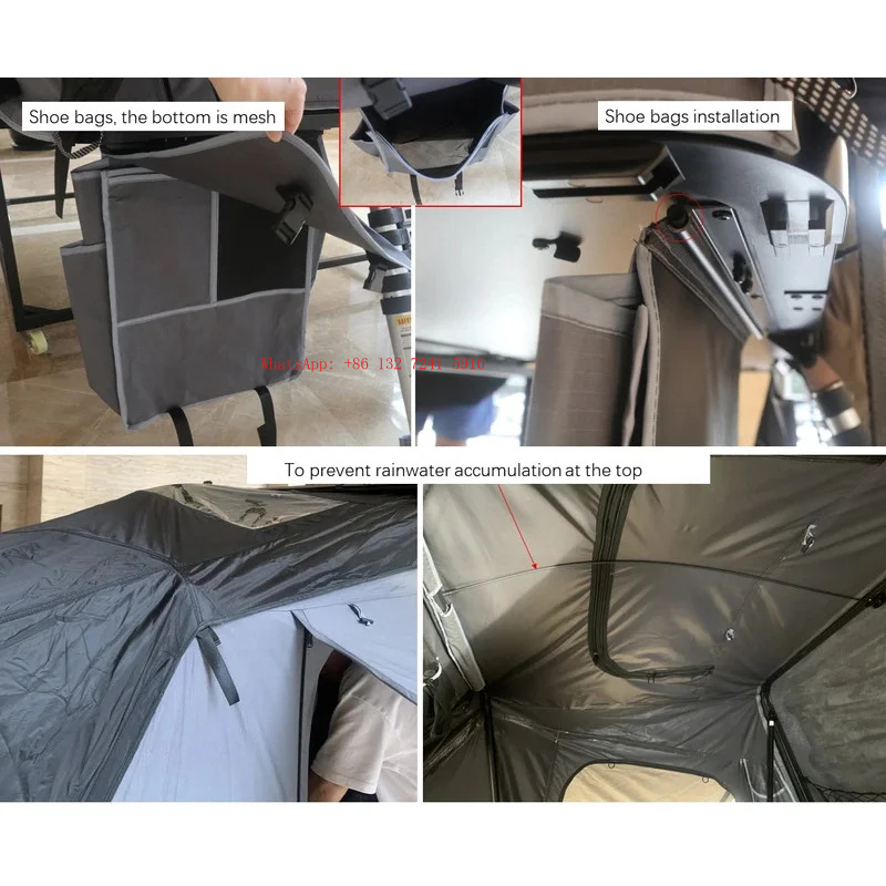 Roof Top Tent 4 Person Xl - Hongsheng Ürünleri Açık Hava Kampı XL