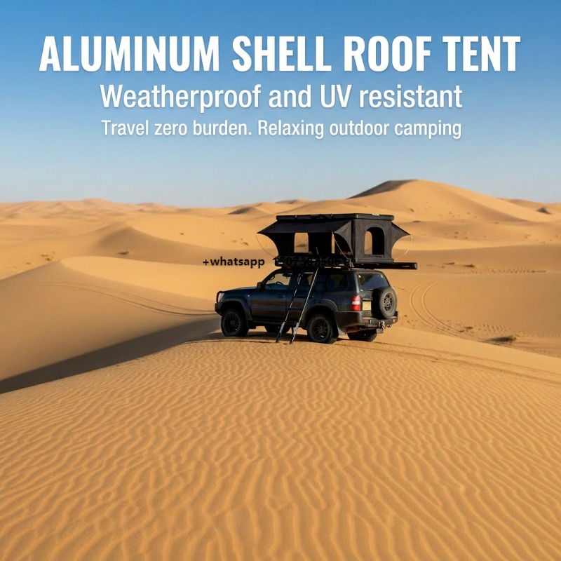 Roof Top Tent Hard Shell 2 Person - 17cm Ultra İnce Alüminyum Sert Kabuklu
