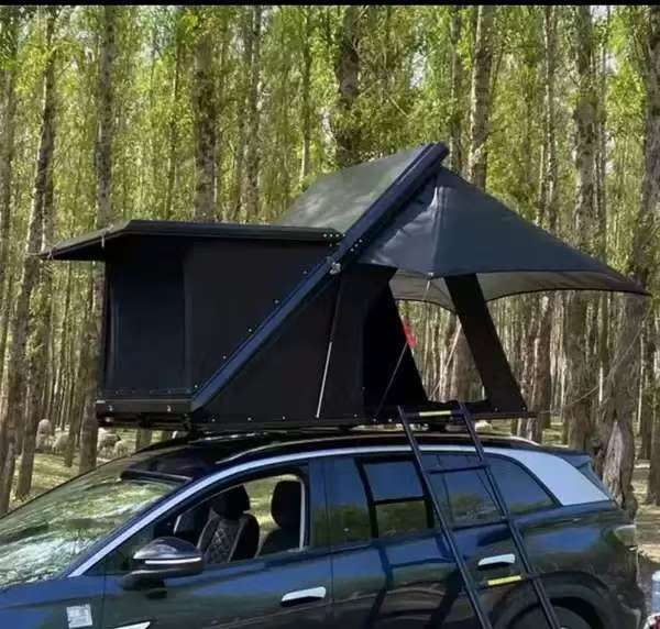 Roof Top Tent Hard Shell 2 Person - 2'si 1 Arada Üçgen Kare Alüminyum