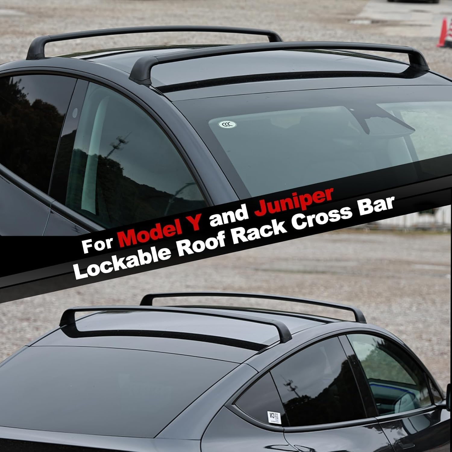 Roof Rack Crossbar Aluminum - Tesla Model Y Juniper Tavan Port